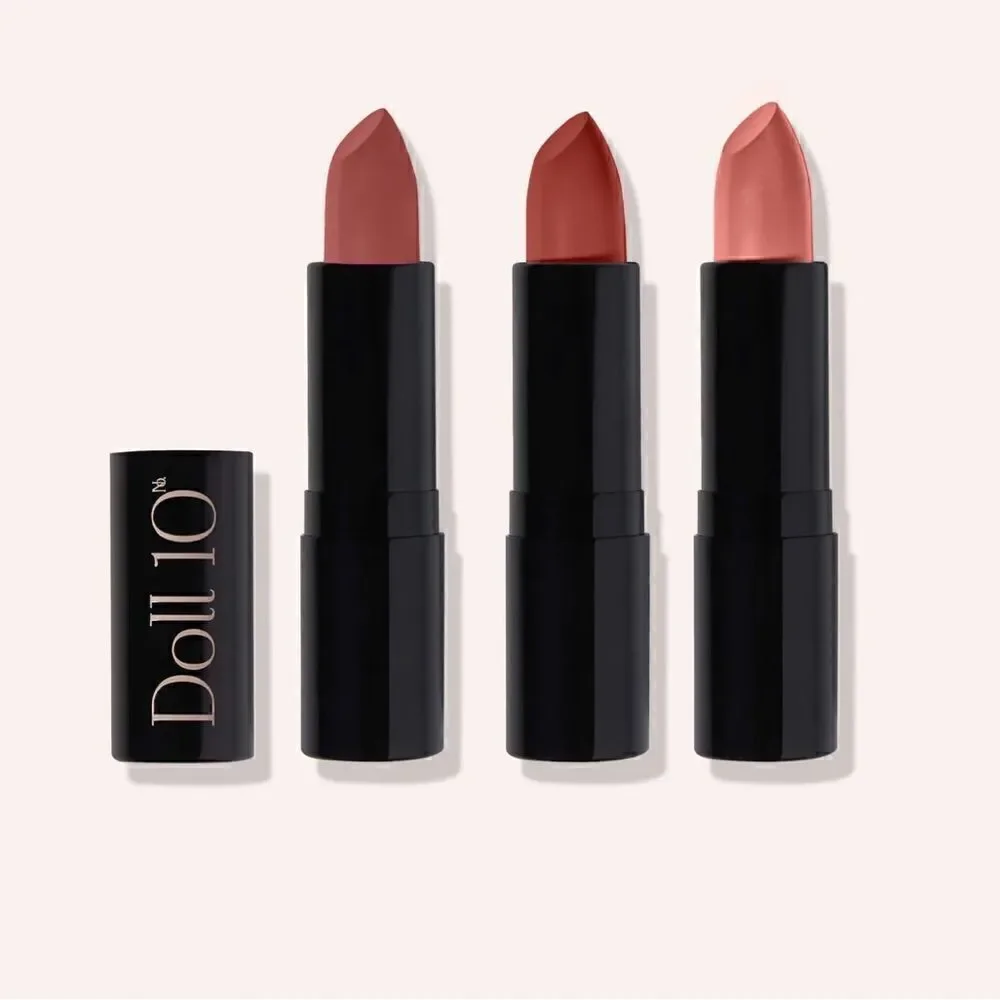 NEW DOLL10 KISSES & COMPLIMENTS LIP ROUGE COLLECTION